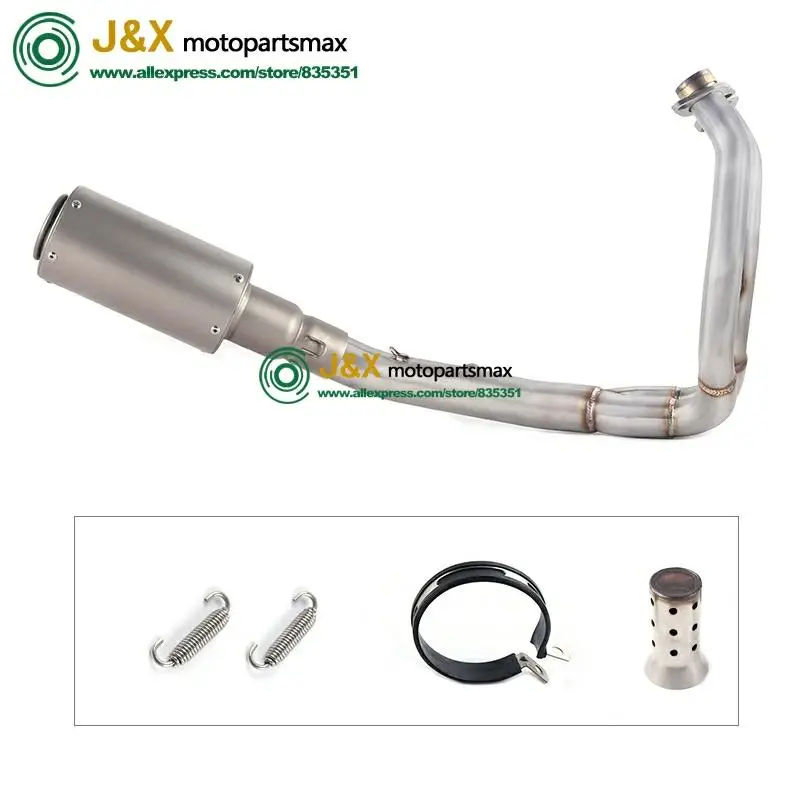 Полная система слипоны для kawasaki ER6N ER6F NINJA650R 2012-2016 Ninja650 Z650 мотоциклетный полный