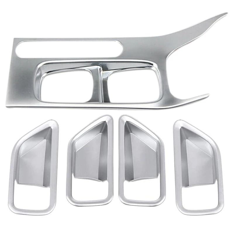 

1x Water Cup Holder Cover Trim for Suzuki Vitara Escudo 2015-2019 & 4Pcs Handle Frame Interior Door Handle Bowl Cover