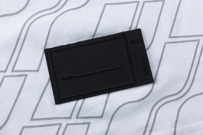 

2021ss WE11DONE 3M Reflective Short Sleeve Unisex T-Shirts Oversized Streetwear Men Women Tee