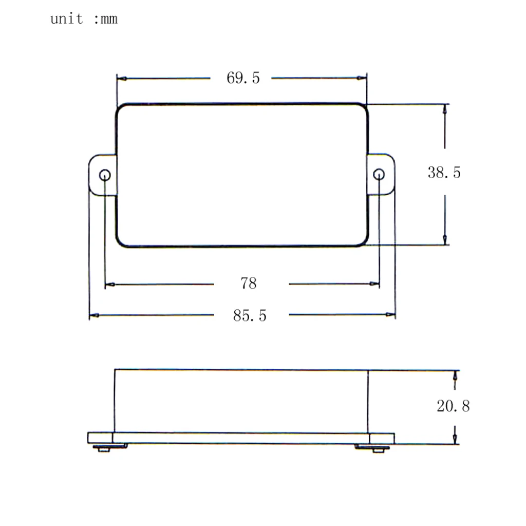 Черные двойные катушки Humbucker Пикап запечатанный Монтажное кольцо для 6-струнных