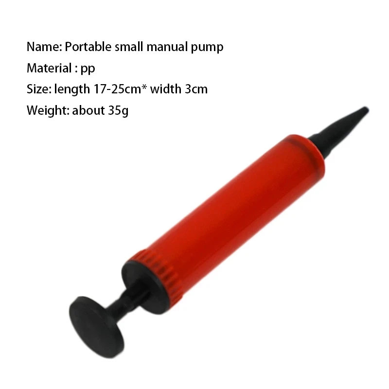 

1Pcs Mini Balloon Pump balloon accessories hand push Air Pump Birthday Party Supplies portable Foil balloon pump Latex Balloons