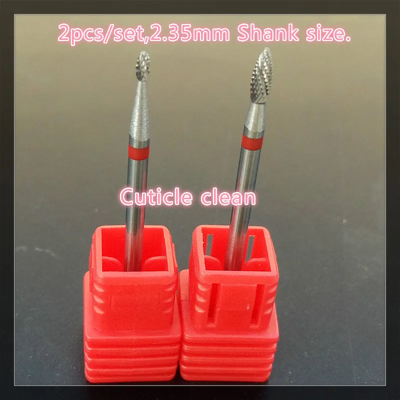 2 шт. твердосплавные насадки для маникюра|nail drill bits|carbide nail bitsnail |