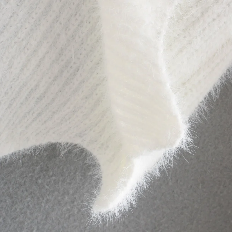 

2020 Autumn Women Cardigans Sweaters Long Sleeve Single Breasted New Fashion Sweater Female White Street Mink Cashmere Sweater