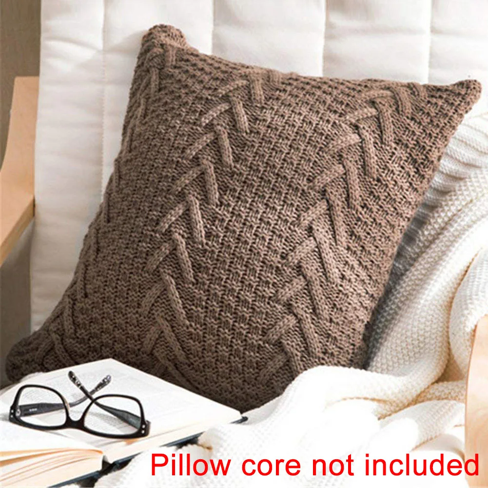 V-образная шерстяная вязаная подушка аксессуары для дома чехол подушки реквизит