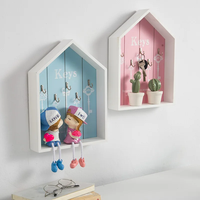 1 шт. коробка для хранения ключей INS деревянная стойка держатель висячие