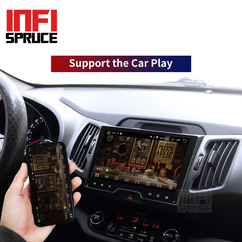 

4G RAM DSP 9.0 car dvd for KIA sportage 2007-2010 2011 2012 2013 2014 2015 with car radio stereo multimedia navigation