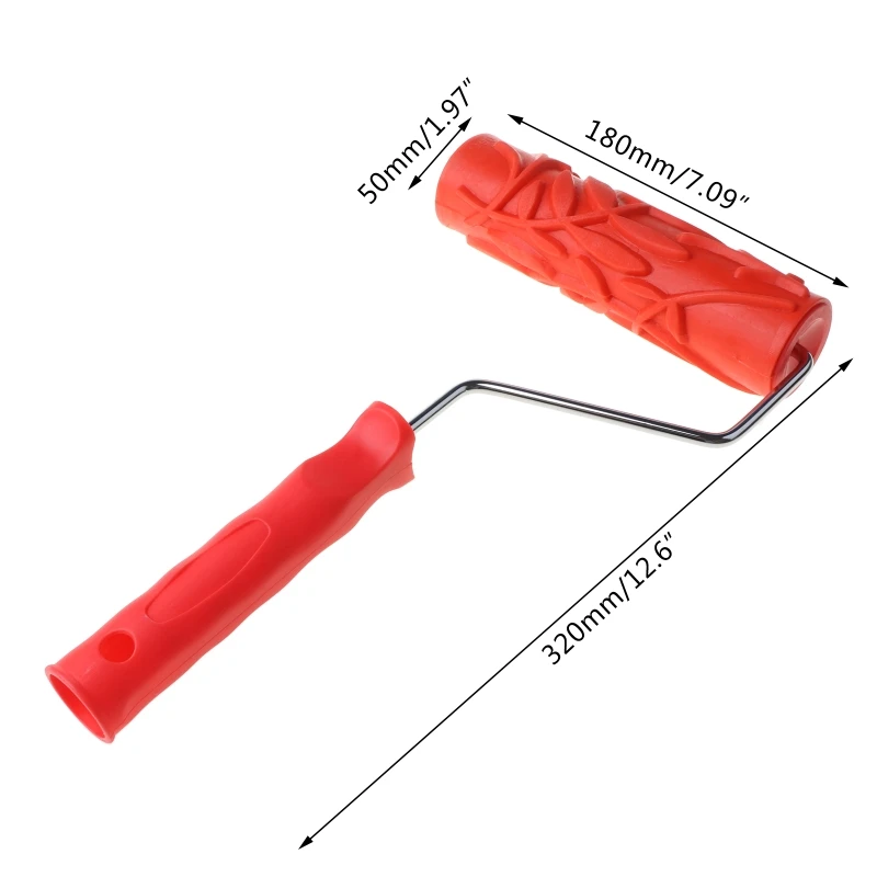 

7"inch Paint Roller for Wall Decoration Wood Graining Reliefs Paint Tools