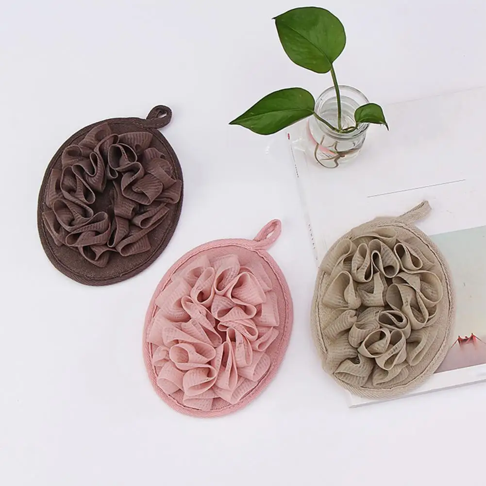 

2Pcs Skin-friendly Bath Loofahs Reusable PE Body Scrubber Loofahs Ball Bath Supplies