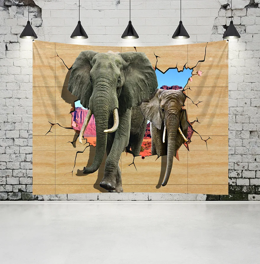 Рисунок мультфильм слон популярная спальня гостиная фотография | Дом и сад