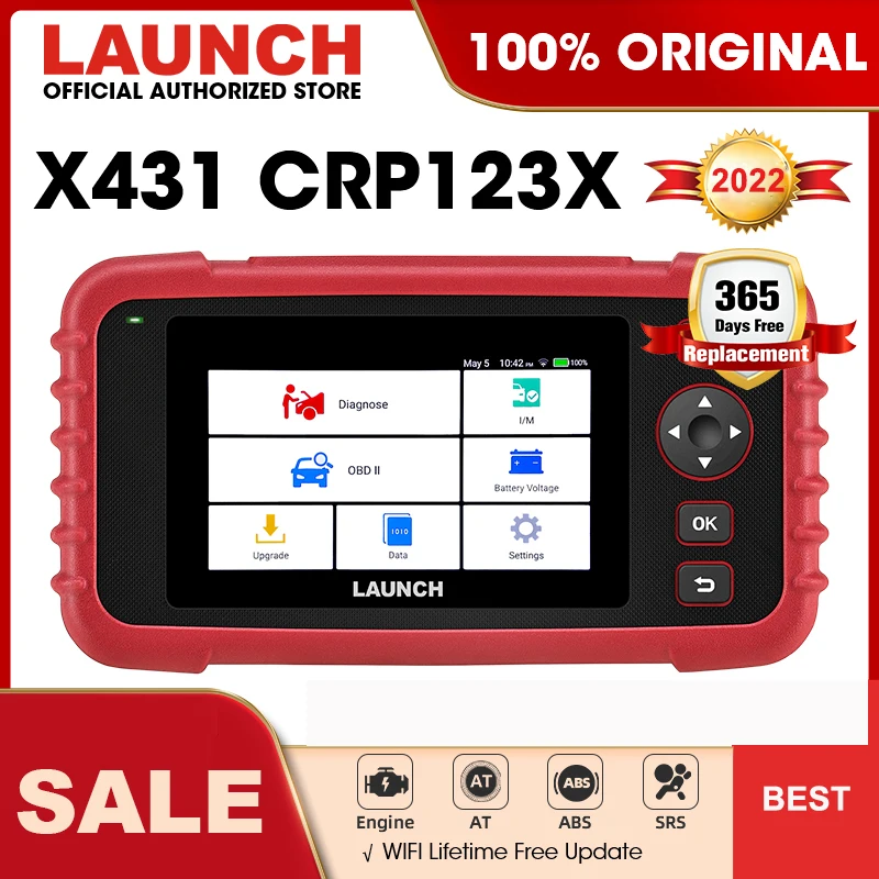 Диагностический сканер Launch X431 CRP123X OBD2 устройство для чтения кодов OBD с поддержкой