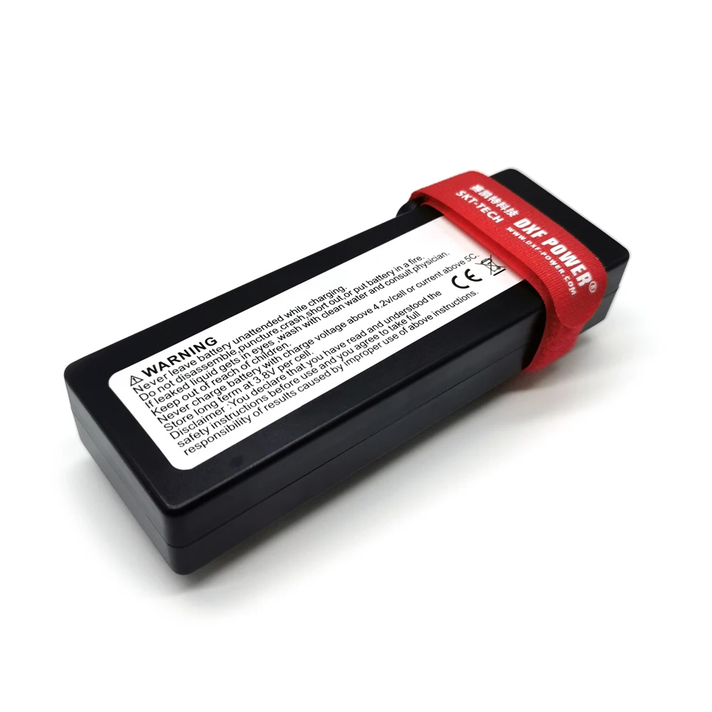 Жесткий Чехол для аккумулятора DXF 2S 7 4 V 6500mAh 80C Max 160C Deans/T XT60 XT90 XT90S TRX 2 шт. автомобиля
