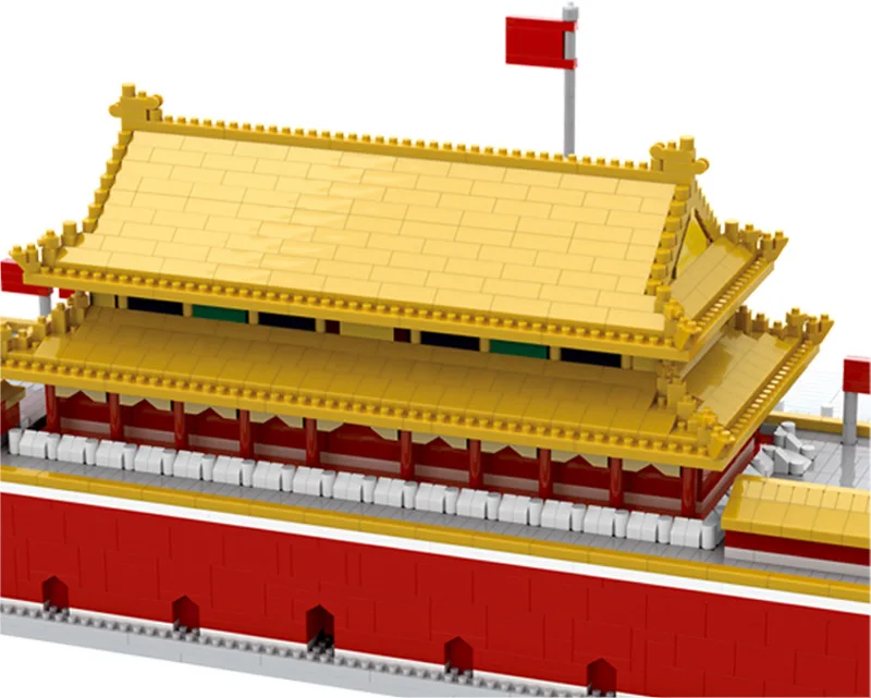 Всемирно известная историческая архитектура Китай Пекин Тяньаньмэнь дворец