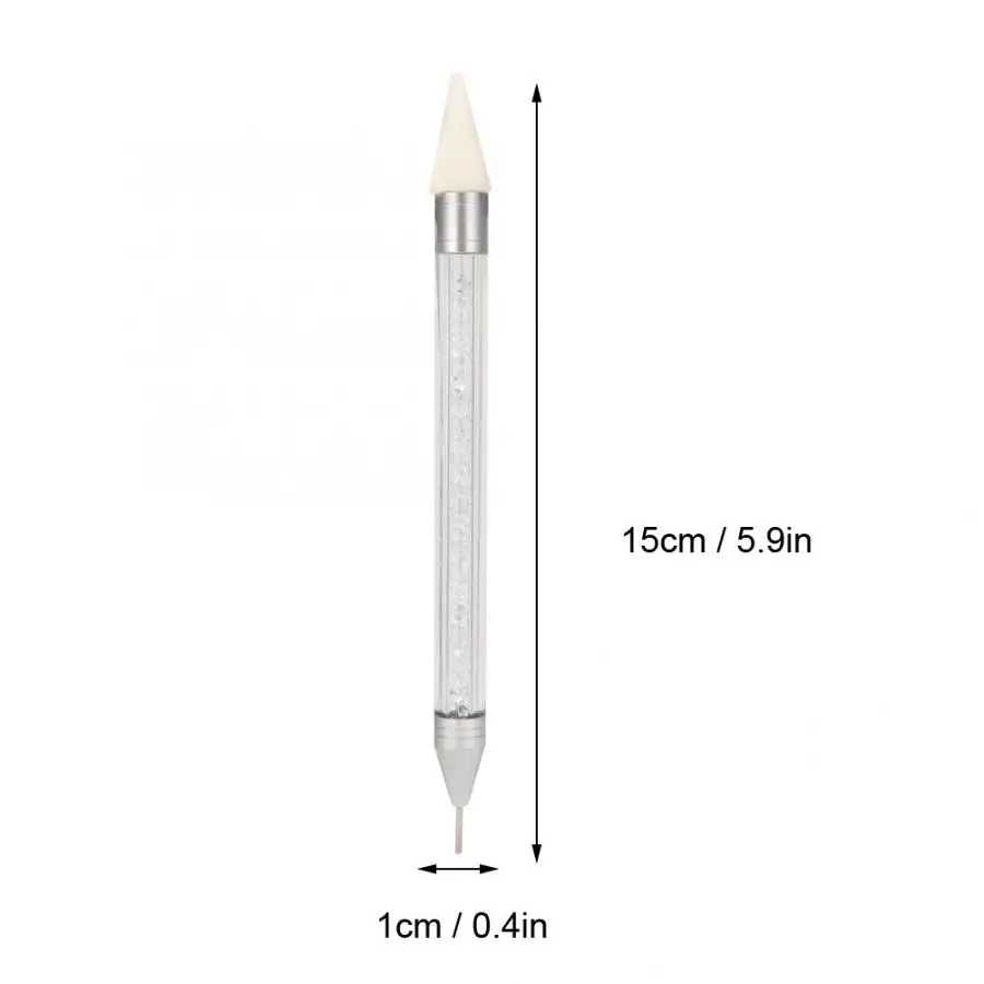 Инструменты для дизайна ногтей двойной ручка удаления бусы из горного хрусталя