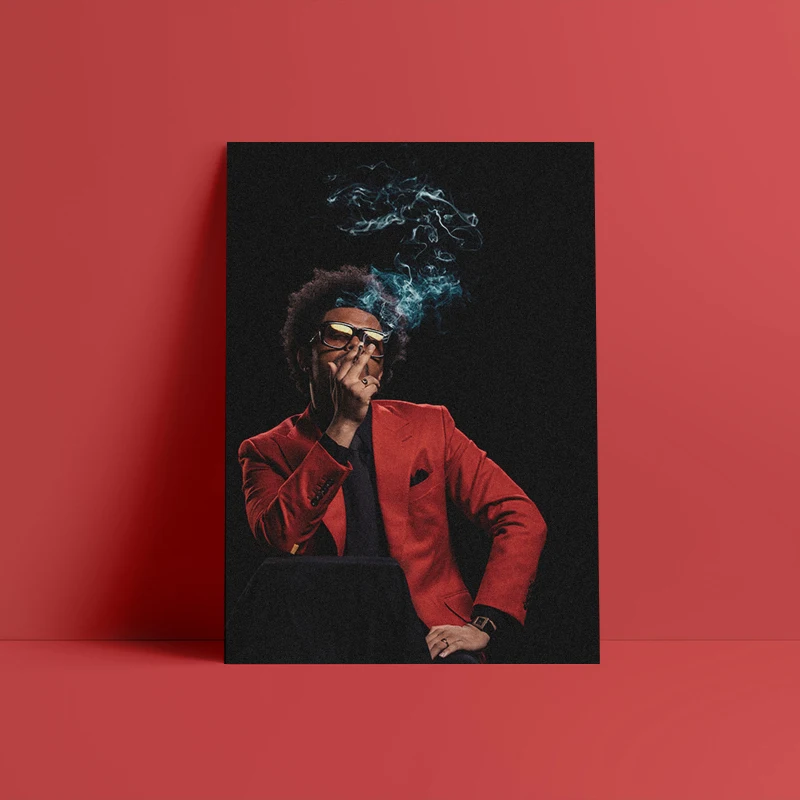 Плакат weeknd картина на стену искусство фоторамка в рамке для гостиной дома