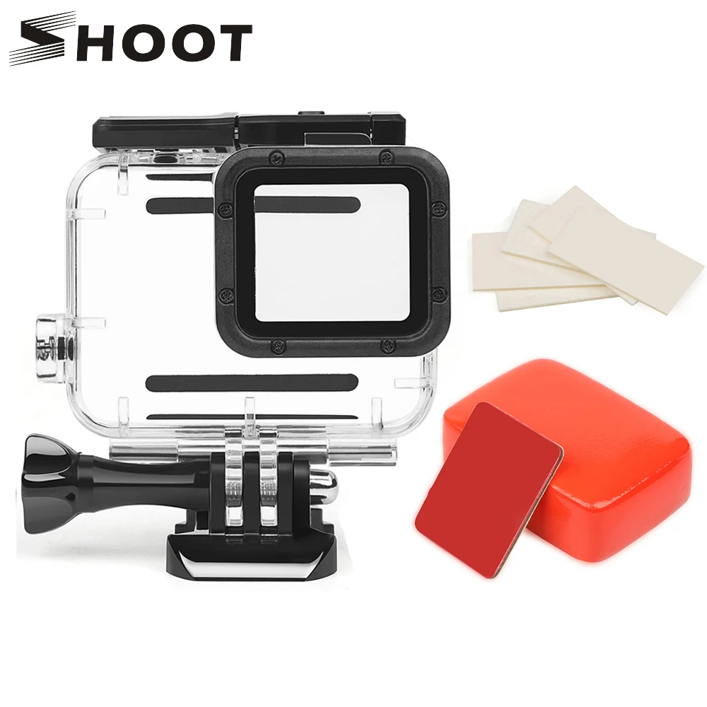 Снимать для использования на глубине до 45 м Водонепроницаемый чехол экшн-камеры