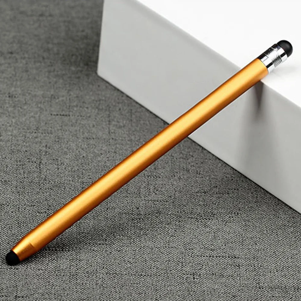 Стилус с двумя наконечниками для сенсорного экрана металлический стилус IPad 14 5 см