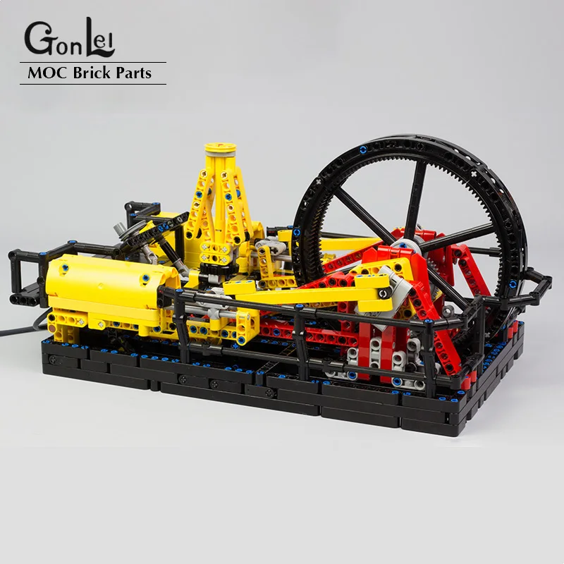 Новинка 1245 шт. строительные блоки технической серии модель паровой машины с