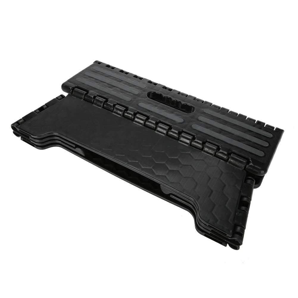 

Black Portable Folding Step Stool Black Step Ladder With The Non-Slip Grips For Elderly Pregnant Bathroom Travel Use