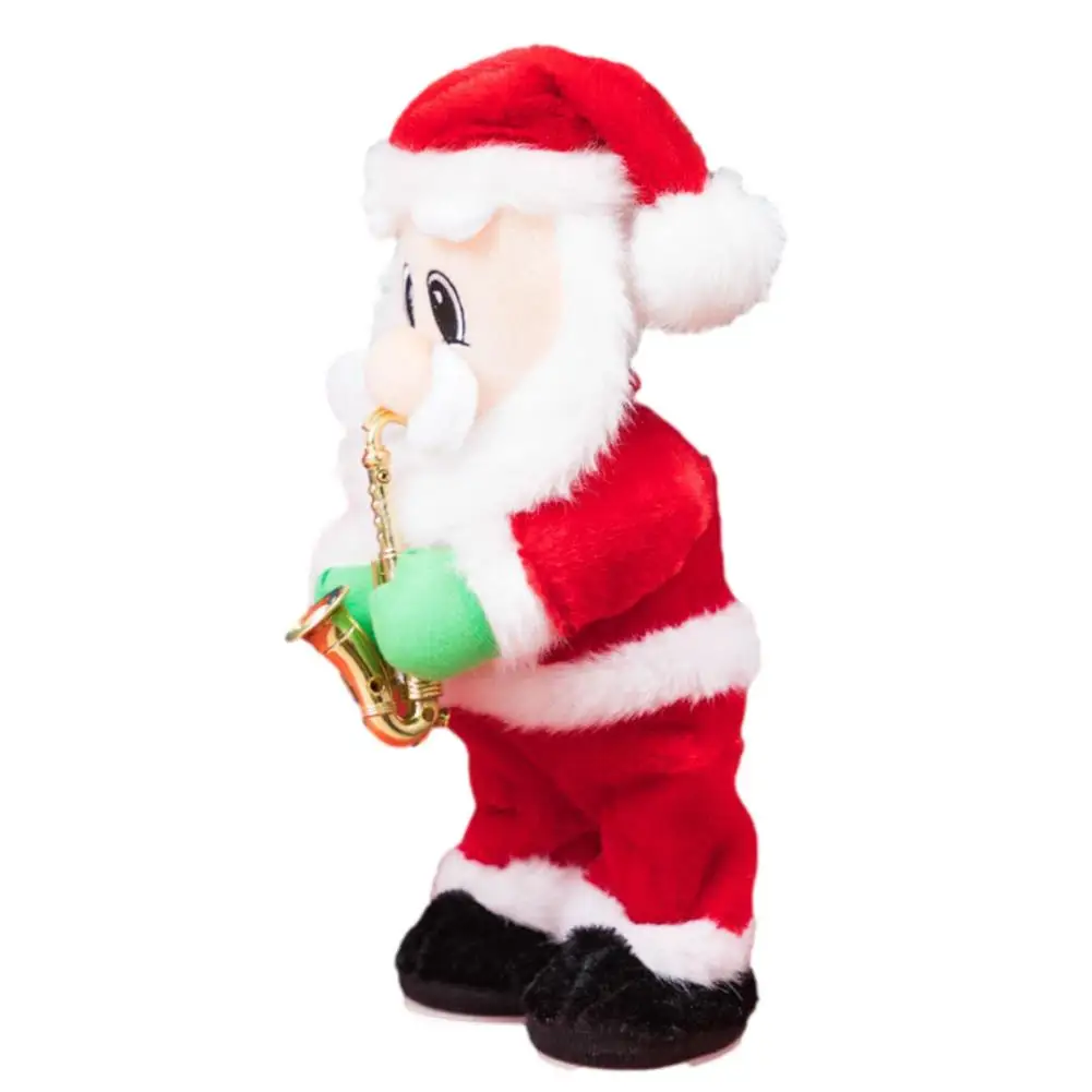 

Santa Doll Dancing Singing Santa Claus Christmas Toy Doll Battery Operated Musical Moving Figure Holiday Decoration Shaking Hi