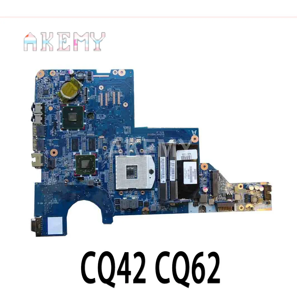 Akemy для For HP CQ42 G42 G62 CQ62 Laotop материнская плата 595183 001 DAOAX1MB6F0 DA0AX1MB6H0|Материнские платы|