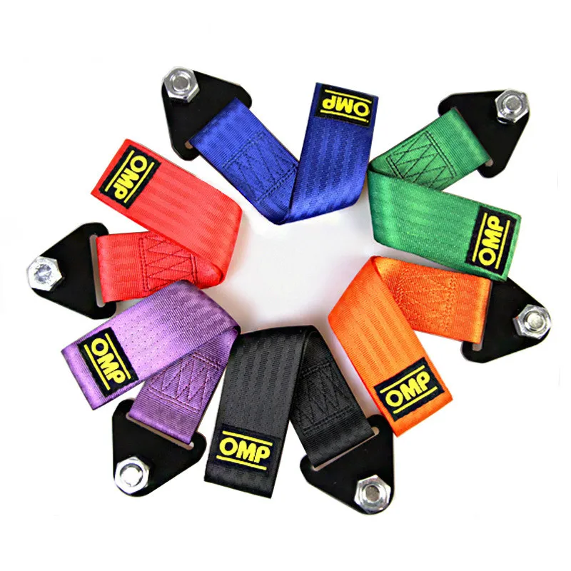 

26 * 5cm Car Modified Trailer Rope Trailer Towing Belt 2 Inch Trend Color Trailer Rope High Strength Nylon Rope Universal