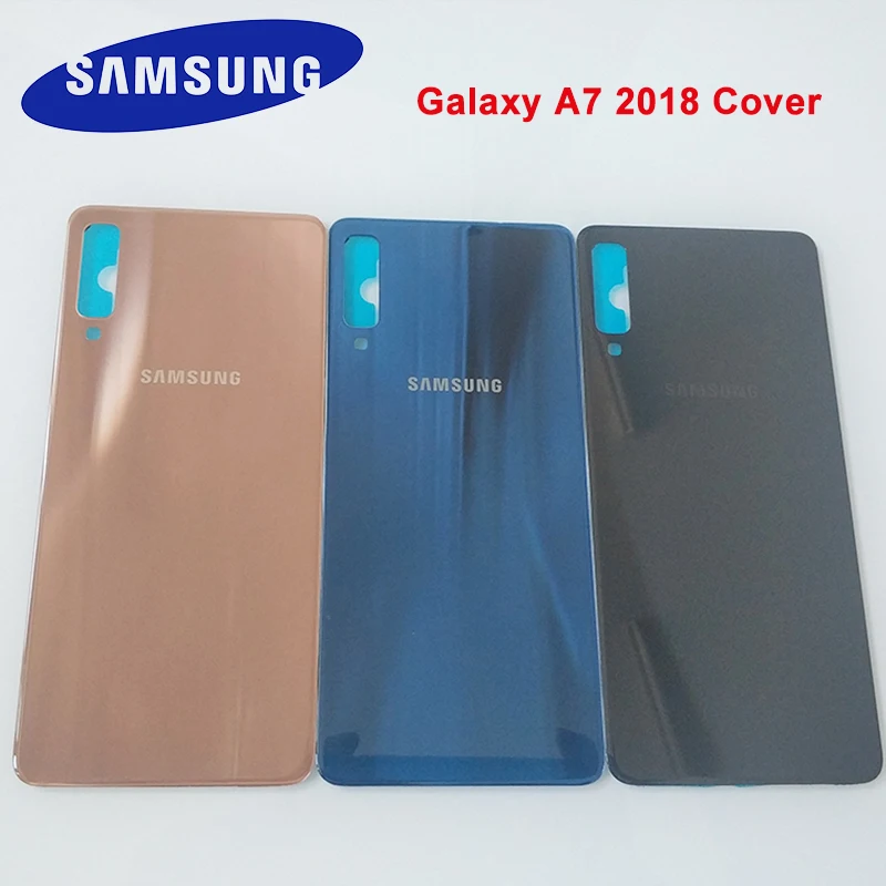 Задняя крышка аккумулятора Samsung Galaxy A7 A 7 2018 чехол A750 A750F задняя дверь корпус