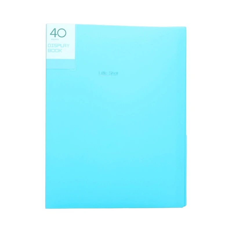 

A5KA A4 Display Book 20/30/40/60 Pages Transparent Insert File Folder Document Storage Bag Office School Supplies