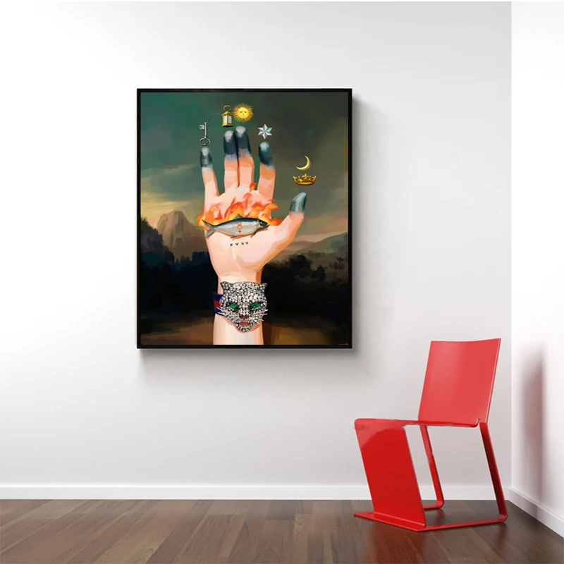 

Amor Vincit Omnia Retro Oil Painting Decoration Maison Canvas Painting Wall Art Lover Valentine's Day Gift Bedroom Home Decor