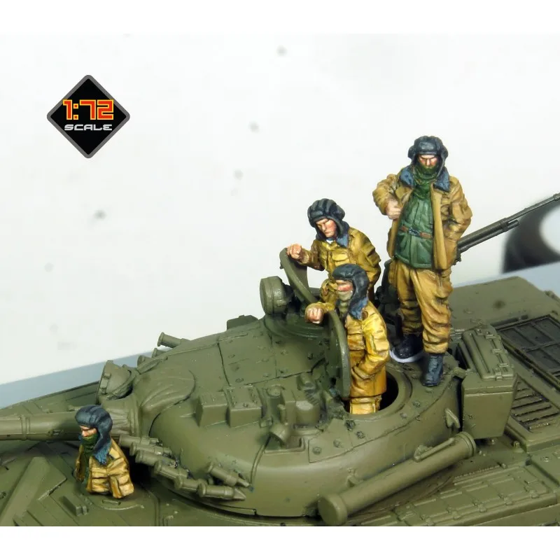 S Gk Russian Tank Crews Unassambled Unpainted C678