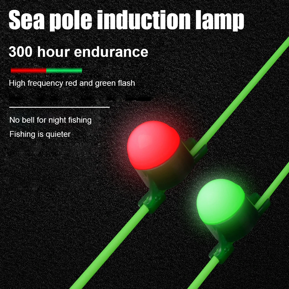 

Electronic Fishing LED Signal Light Night Fishing Bite Alarms Fishing Line Gear Alert Indicator Rod Tip Carp Auto Recognition