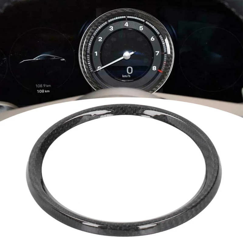 Prezzo Console Strumento Display Anello Trim Cruscotto Copertura Telaio Fibra Di Carbonio Misura Per Porsche 911 2019 2020 Accessori Auto