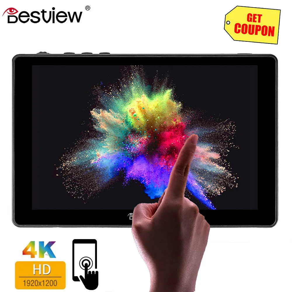 7 дюймовый 4K HDMI монитор Bestview R7 ЖК дисплей с полным сенсорным управлением для