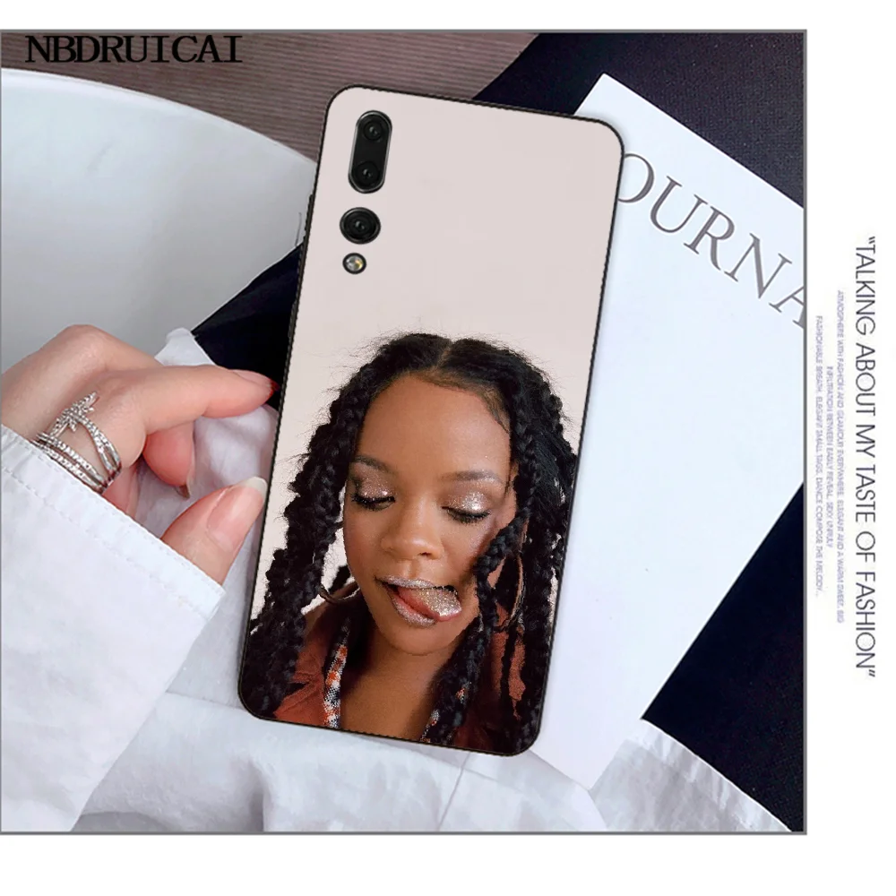 NBDRUICAI Rihanna ТПУ Мягкий силиконовый чехол для телефона Huawei Y5 Y6 Y7 Y9 Prime 2019 Enjoy 7 8 9 10 Plus |