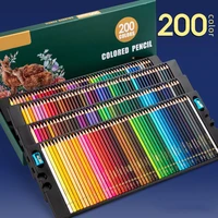 48 72 120 150 200 colors professional colored pencils water soluble oily brush set beginner professional painting