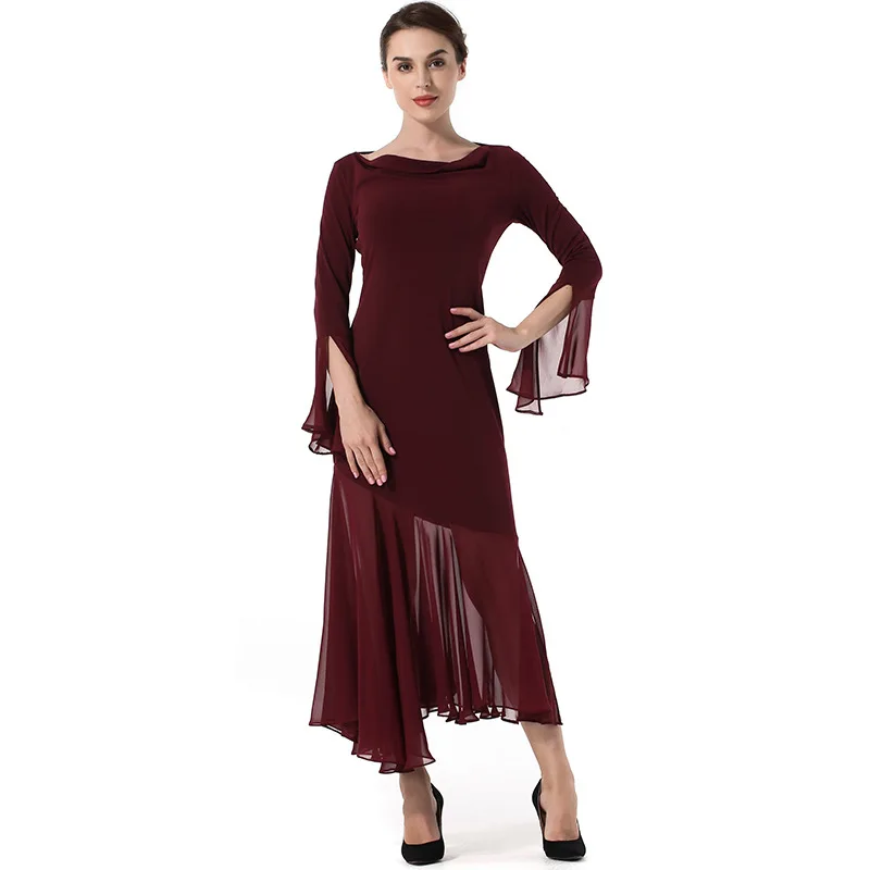 

Women Dress Elegant Fashion Party Cocktail Club Dresses Solid Color Irregular Hem Stitching Slim Dress