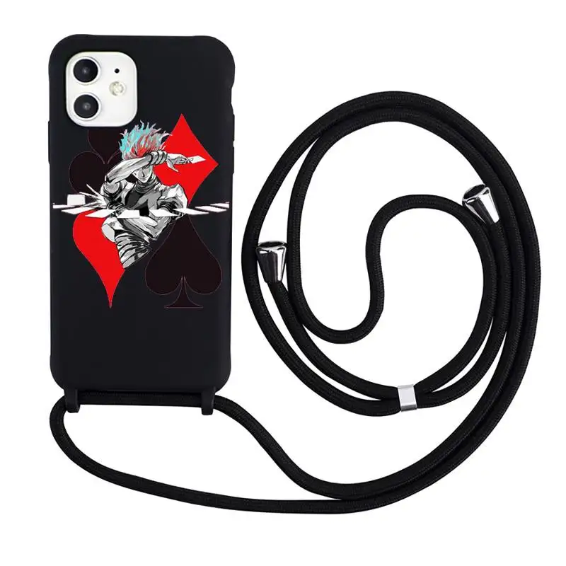 

Hunter HXH Anime Hunter X Phone Case Necklace Lanyard for iPhone 12 11 8 7 se 2020 mini pro X XS XR MAX Plus