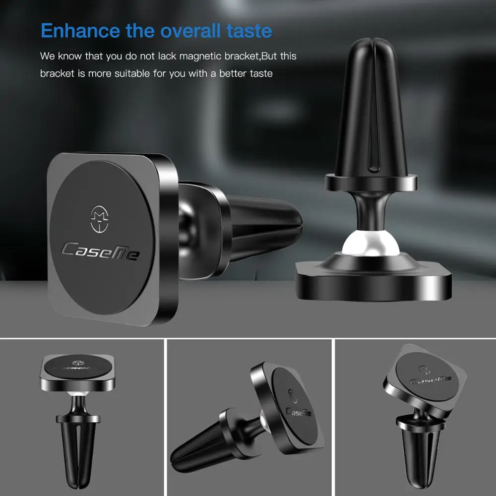 CaseMe for iPhone 11 Pro Max Air Vent Mount Strong Magnetic Square Car Phone Holder Suitable GPS navigation phone models | Мобильные