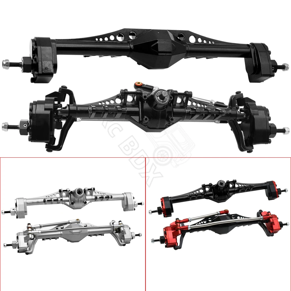 1/10 RC Гусеничный полностью металлический передний и задний портальный мост для