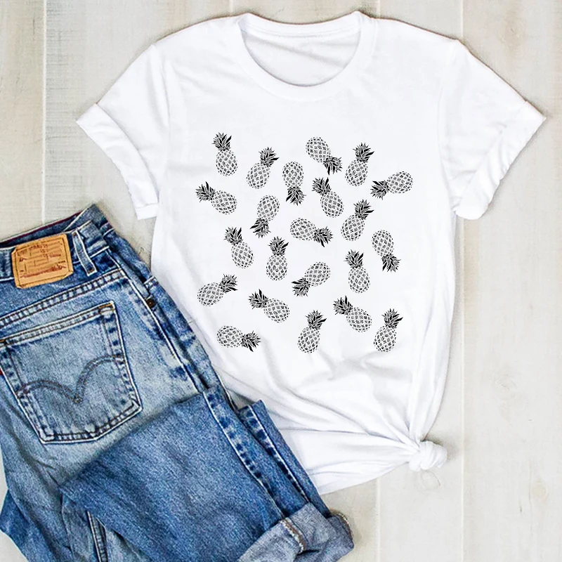 

Women Lady Strawberry Sweet Printed Fruit Beach Ladies Summer T Tee Tshirt Womens Female Top Shirt Clothes Graphic T-shirt