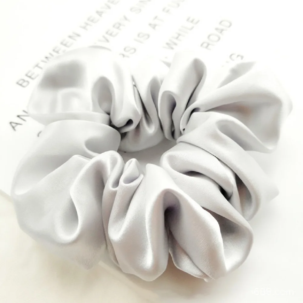 Модные женские Однотонные резинки из искусственного шелка Женские Простые