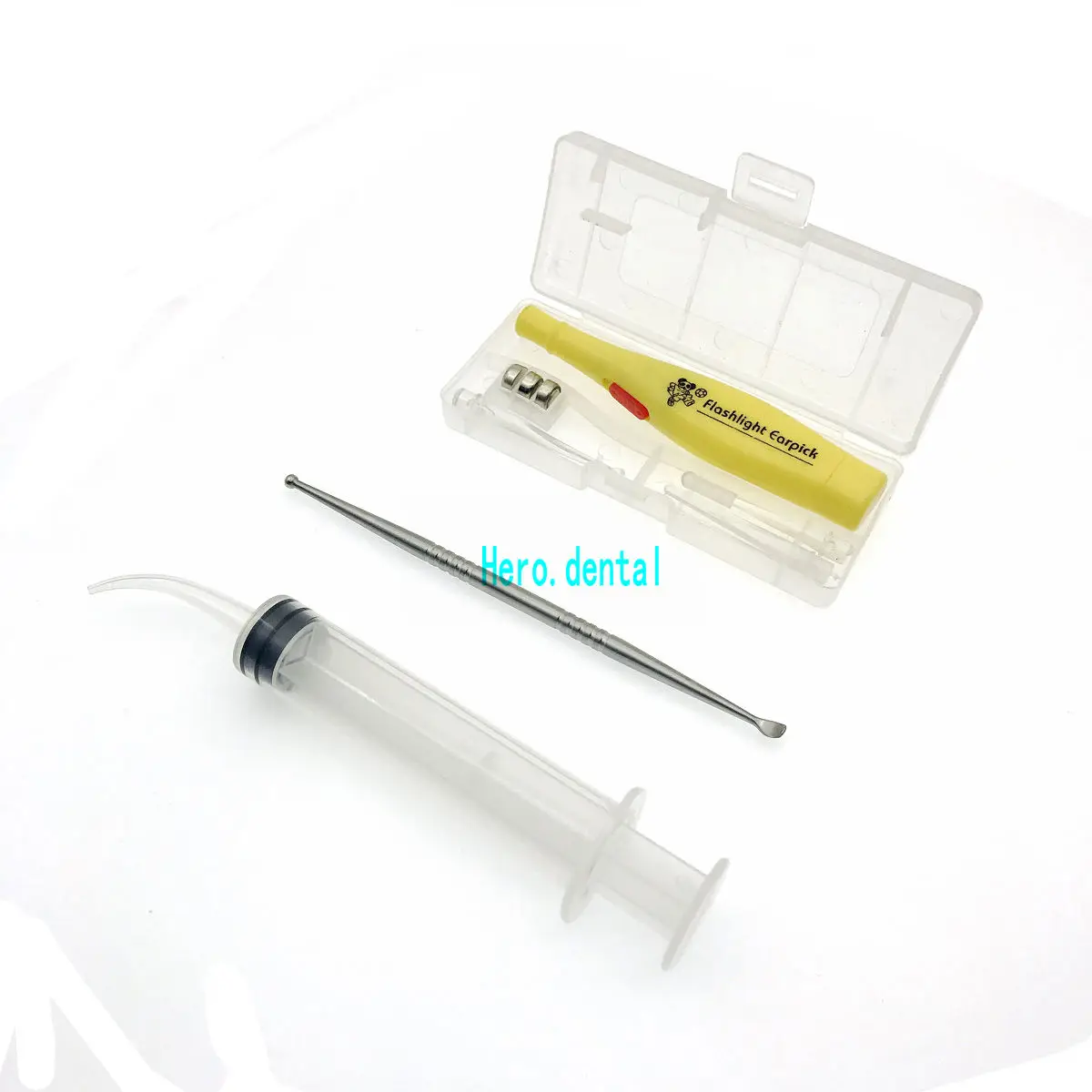 3pcs/set Tonsil Stone Remover Kit LED Light & Box + Irrigation Syringe Premium Tool | Красота и здоровье