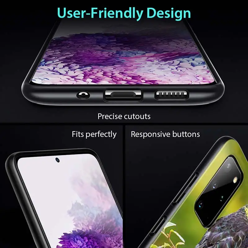 

Bird Parrot cockatoos for Samsung S20 FE Ultra Plus A91 A81 A71 A51 A41 A31 A21S A11 A72 A52 A42 A32 A12 A02S Phone Case