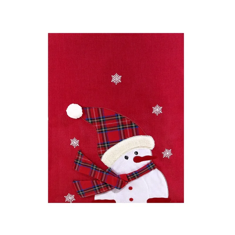 Brand New 50*60cm Christmas Chair Covers Back Cover Santa Claus Snowman Stocking Caps Slipcovers for Party Décor | Дом и сад