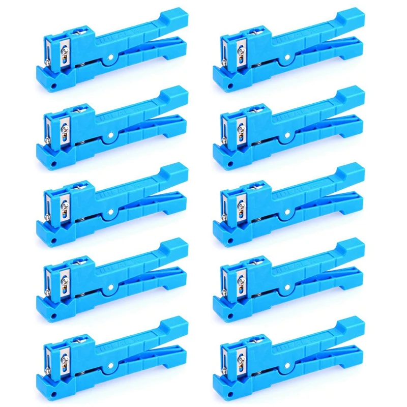 

10Pcs Cable Stripper 45-163 Buffer Tube Stripper FTTH perfect 45-163 Coaxial Cable Sheath Jacket Cutter