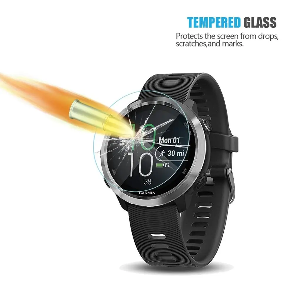 1/4 упаковки для Garmin Forerunner 645 0 3 мм прозрачное закаленное стекло защиты экрана от