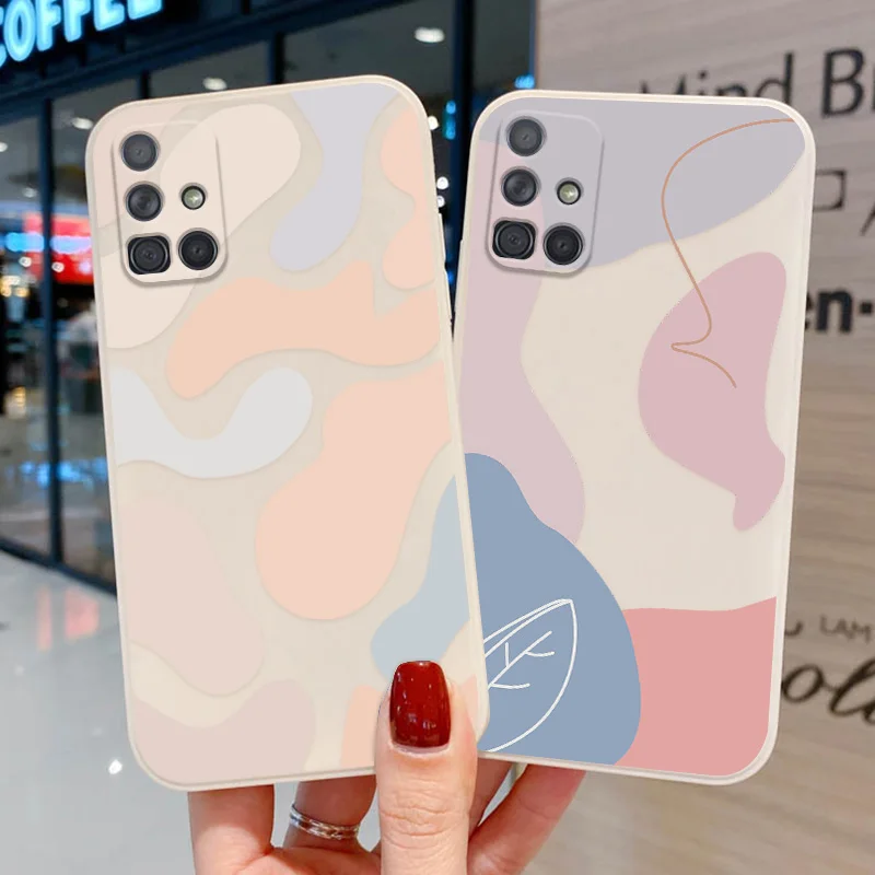 Case For Samsung A51 A71 A32 A52 A13 A21S Cover Samsung Galaxy S21 S22 S23 Ultra S20 Plus A53 Coque A52S S21 S20 FE Etui Funda