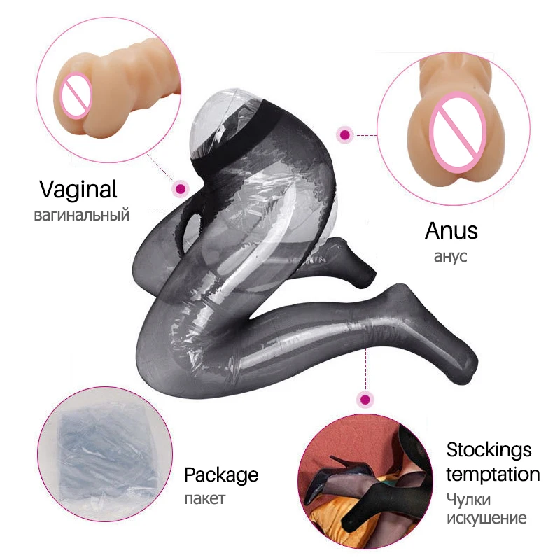 Надувная секс-кукла в комплекте Реалистичная Вагина карманная киска прозрачная