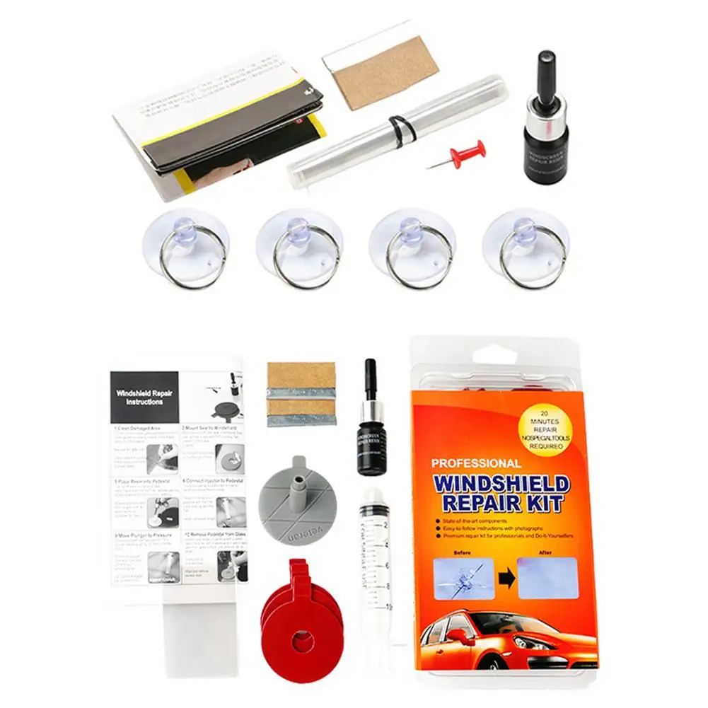 

Набор для ремонта ветрового стекла, жидкость для ремонта автомобиля