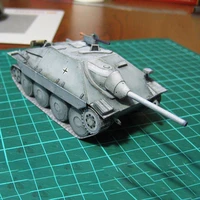 135 german hunter tank diy 3d paper card model building sets construction toys educational toys military model