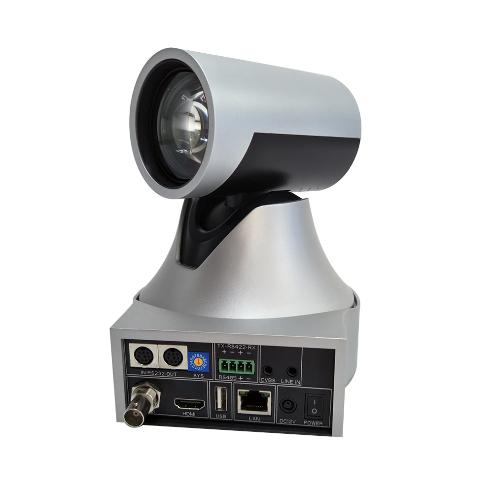 

1920 x 1080 Full HD Broadcast Equipment Optical Zoom 12x HDMI 3GSDI IP PTZ Video Conference Camera Wide Angle